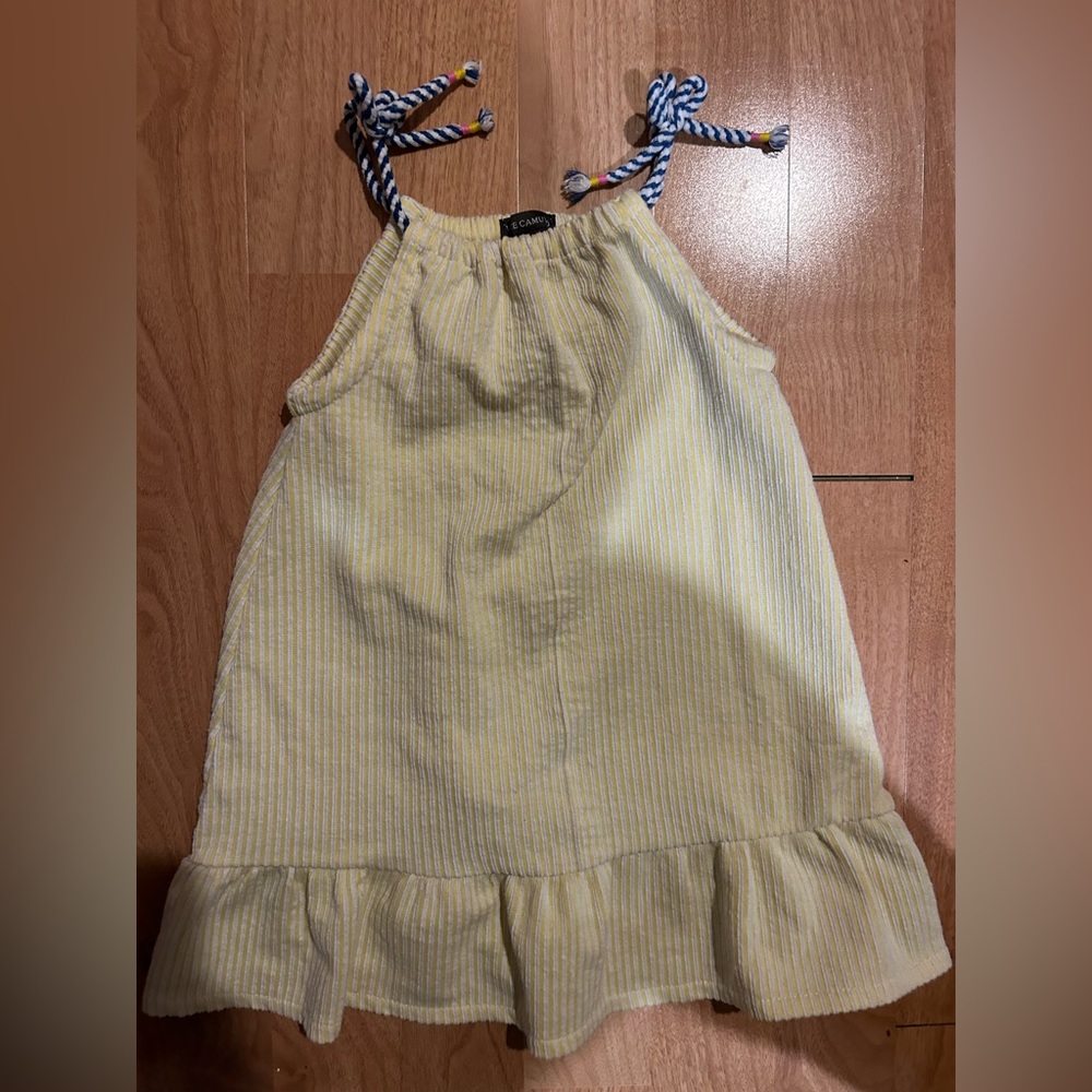 Vince Camuto kids striped dress in terry